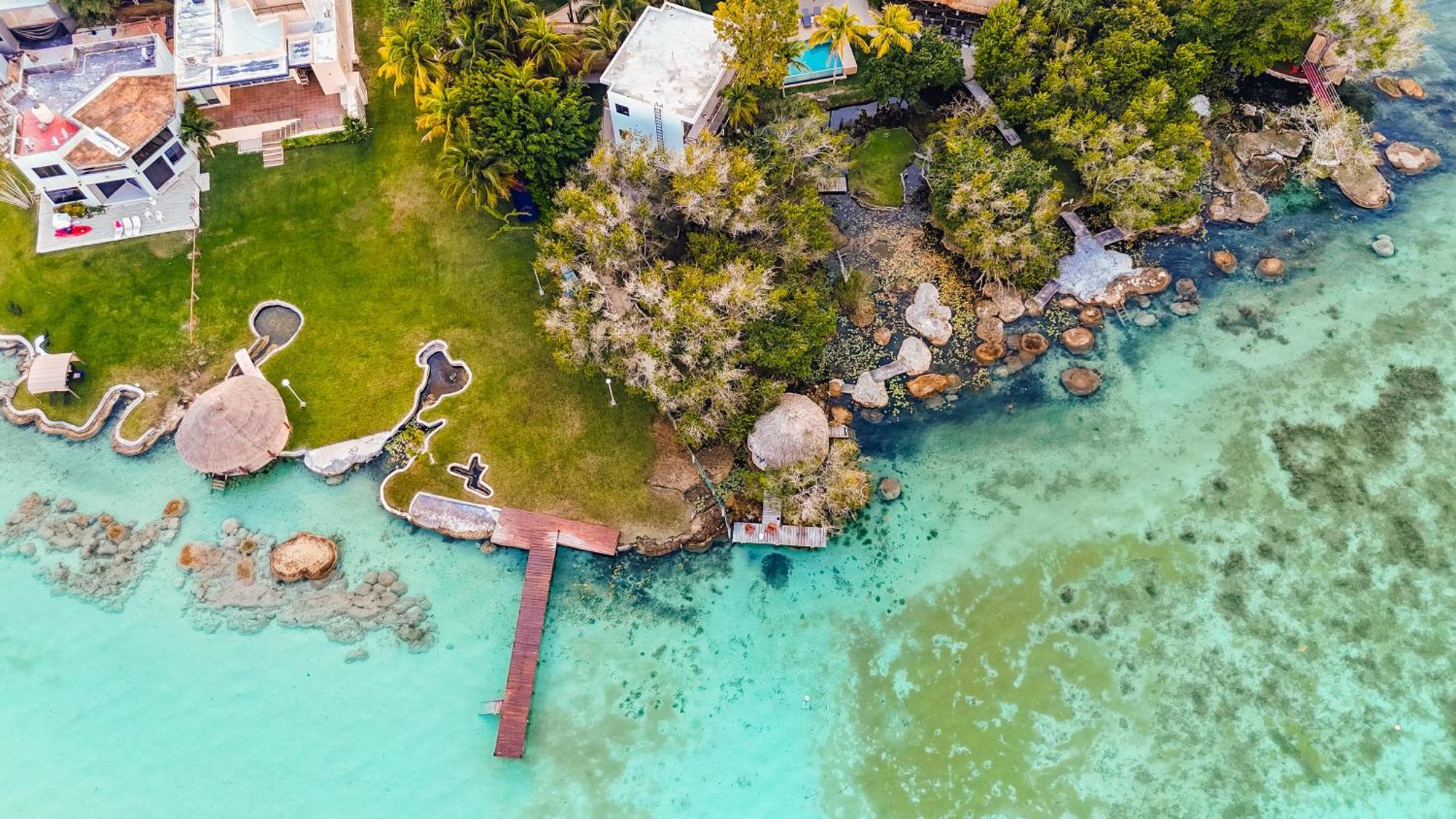 Azulea Bacalar Hotel & Spa - Lagoon Front (Adults Only) Bagian luar foto