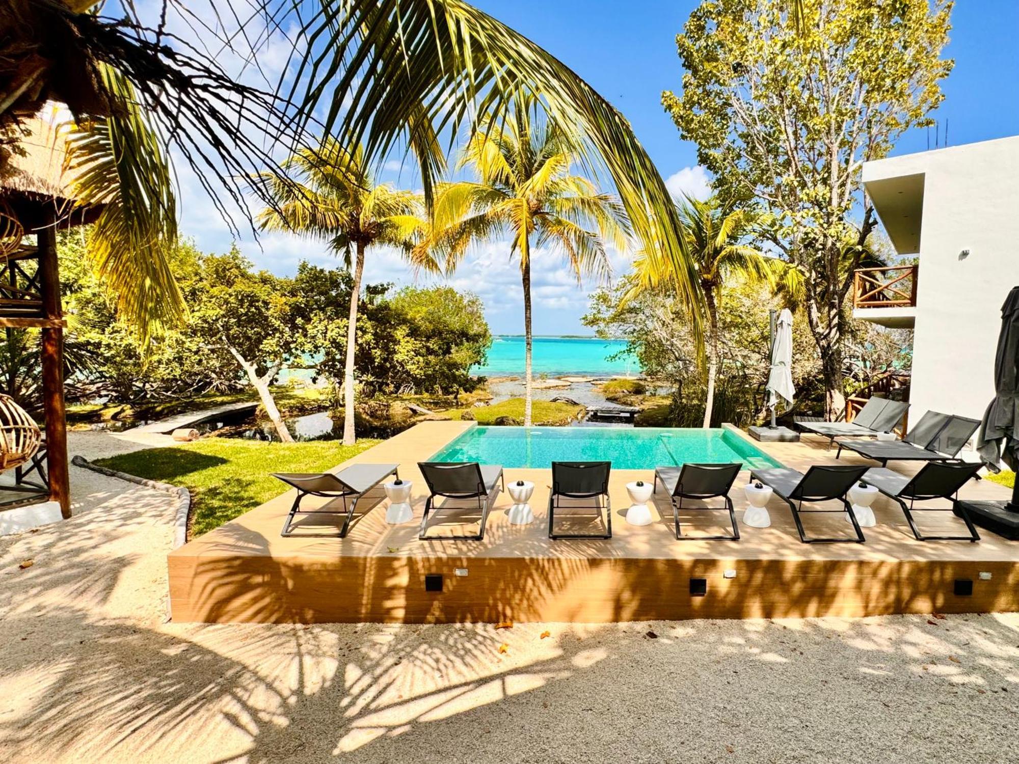 Azulea Bacalar Hotel & Spa - Lagoon Front (Adults Only) Bagian luar foto