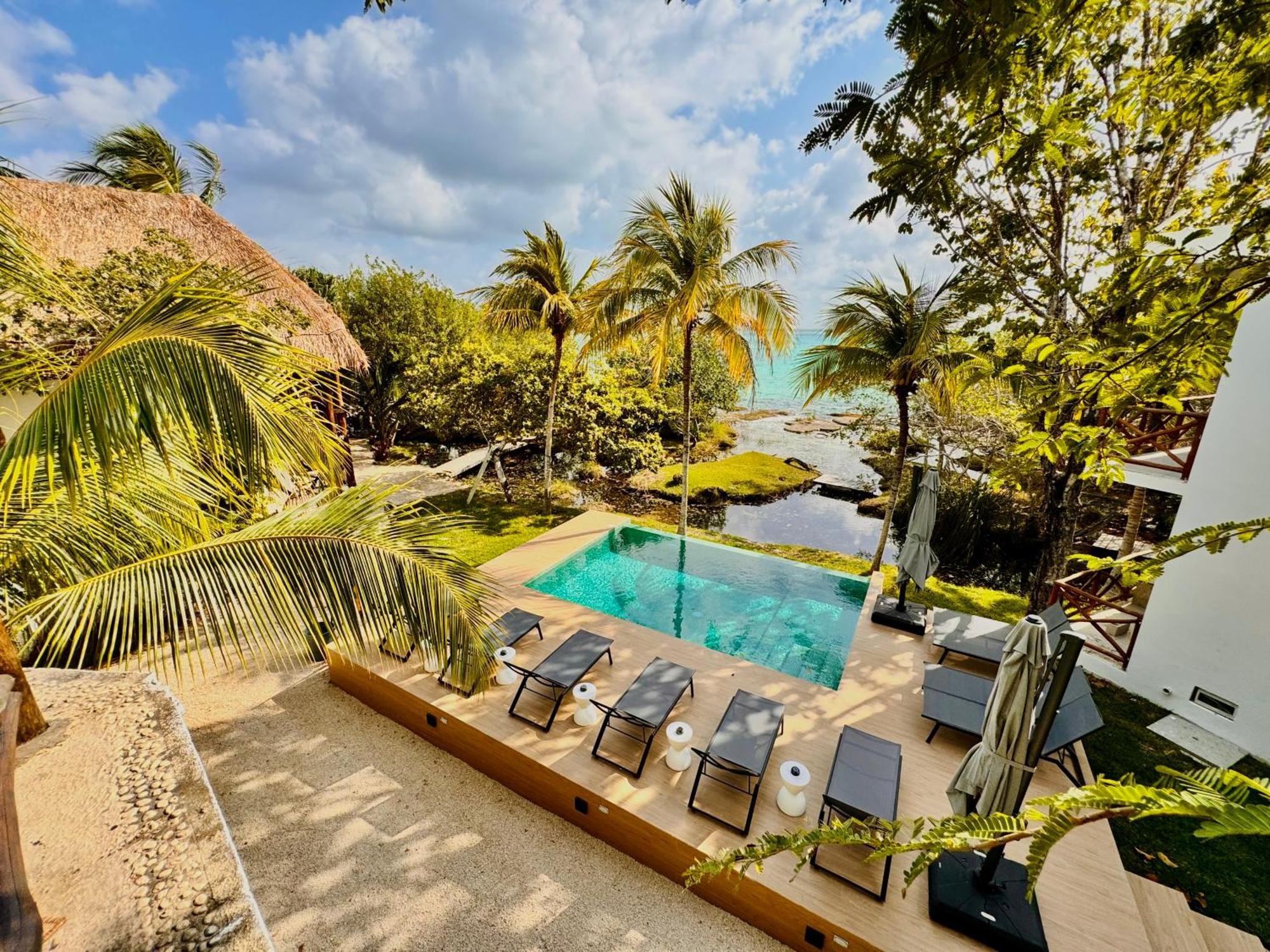Azulea Bacalar Hotel & Spa - Lagoon Front (Adults Only) Bagian luar foto