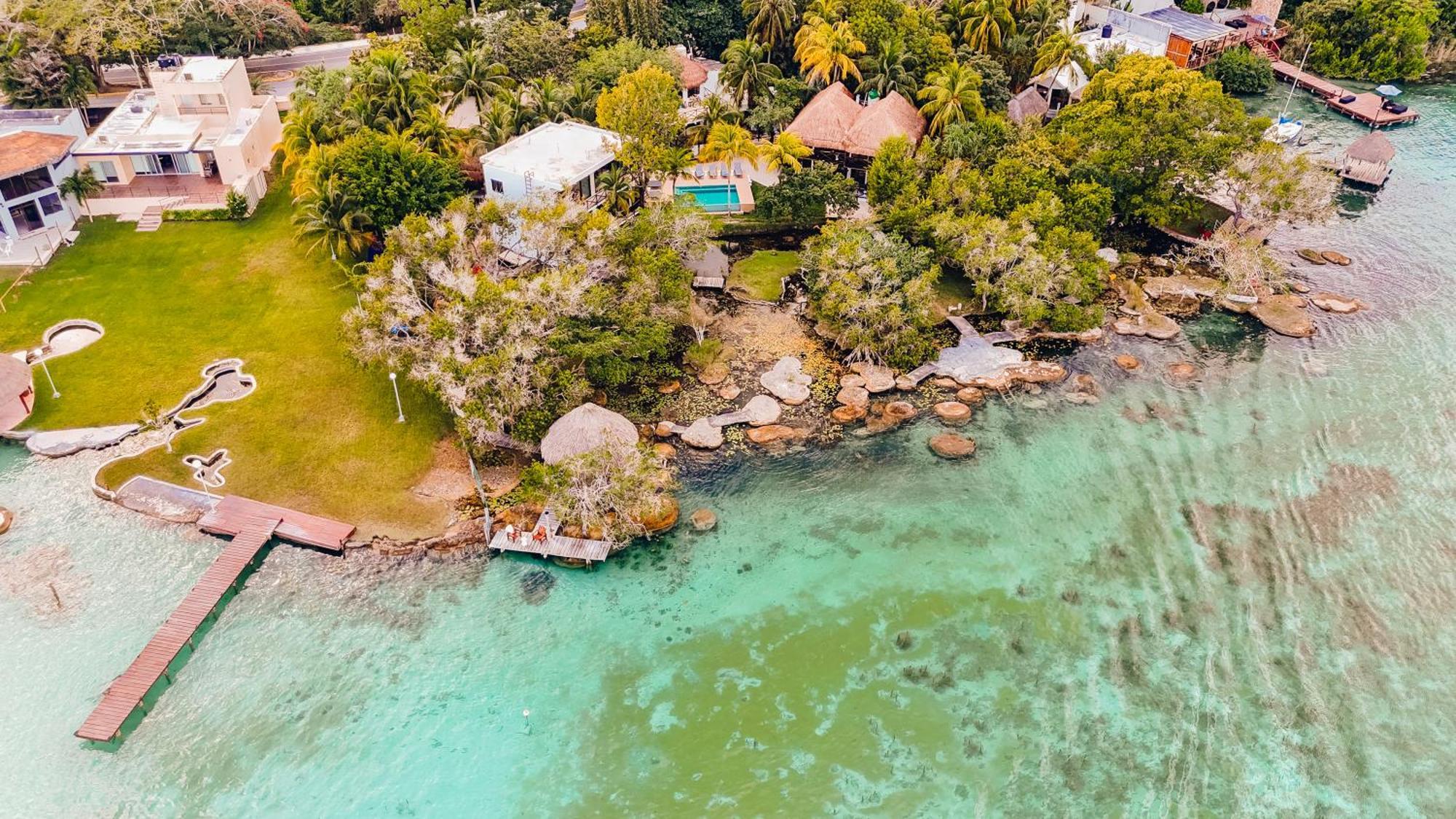Azulea Bacalar Hotel & Spa - Lagoon Front (Adults Only) Bagian luar foto