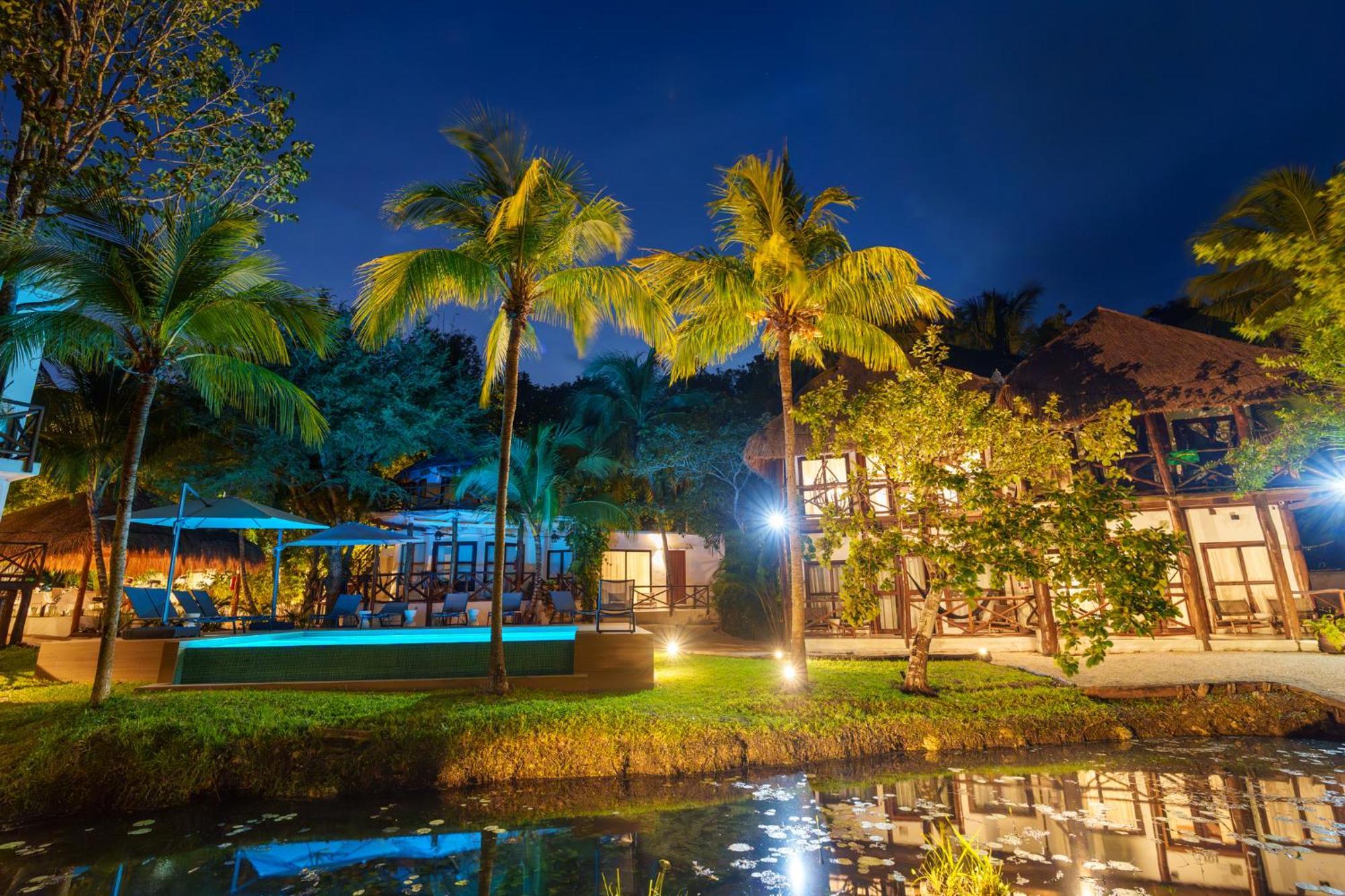 Azulea Bacalar Hotel & Spa - Lagoon Front (Adults Only) Bagian luar foto