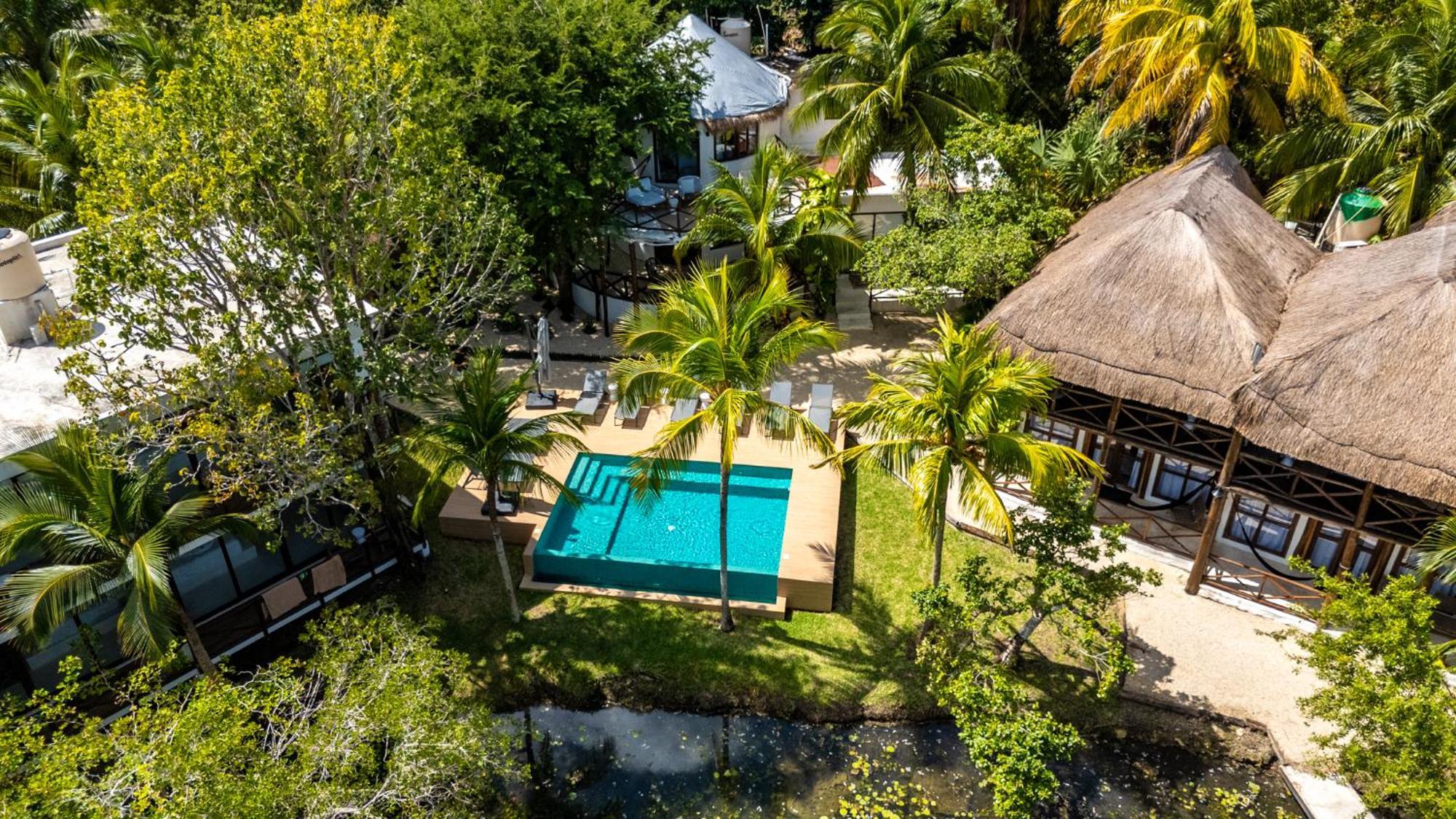 Azulea Bacalar Hotel & Spa - Lagoon Front (Adults Only) Bagian luar foto