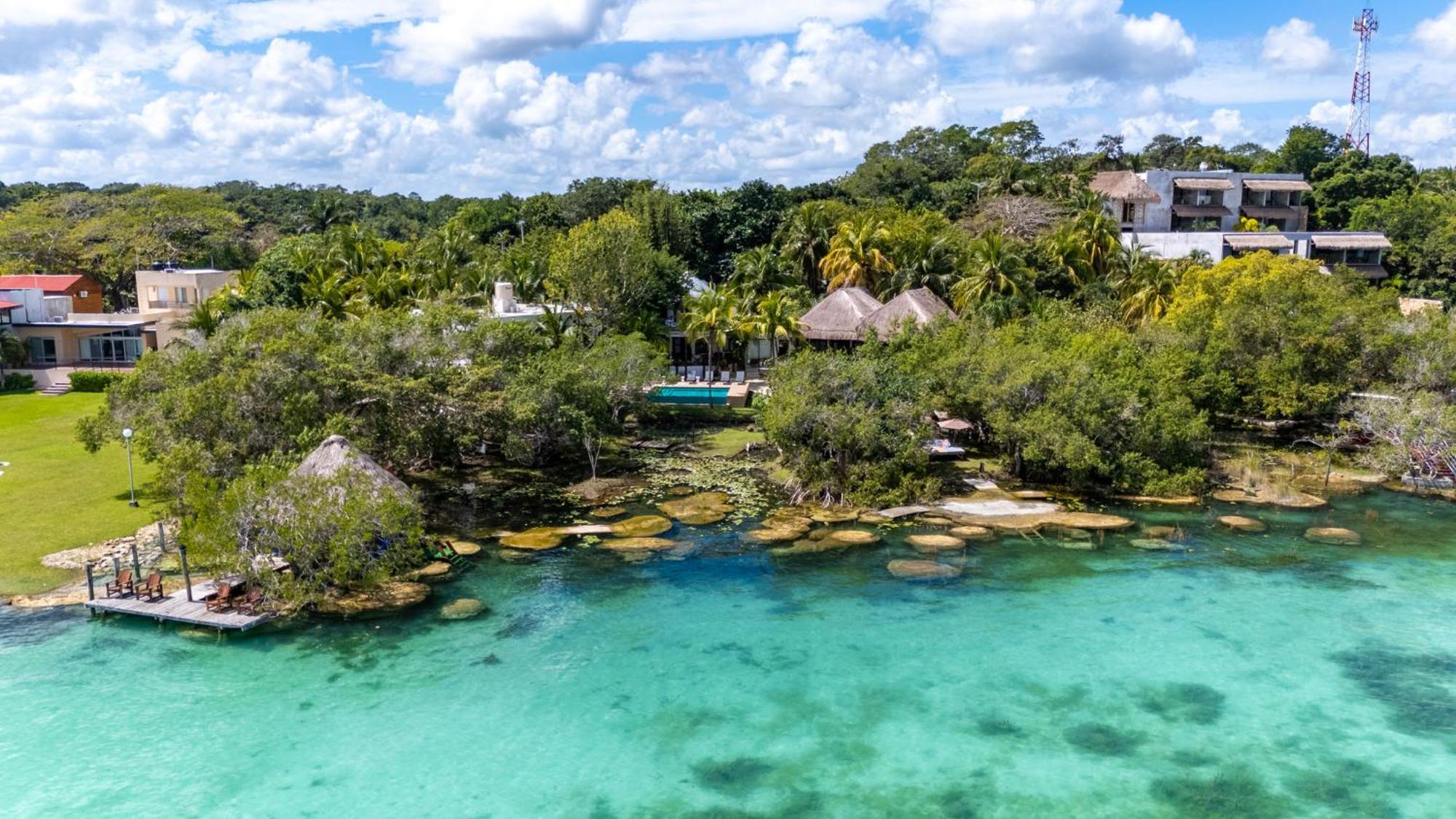 Azulea Bacalar Hotel & Spa - Lagoon Front (Adults Only) Bagian luar foto