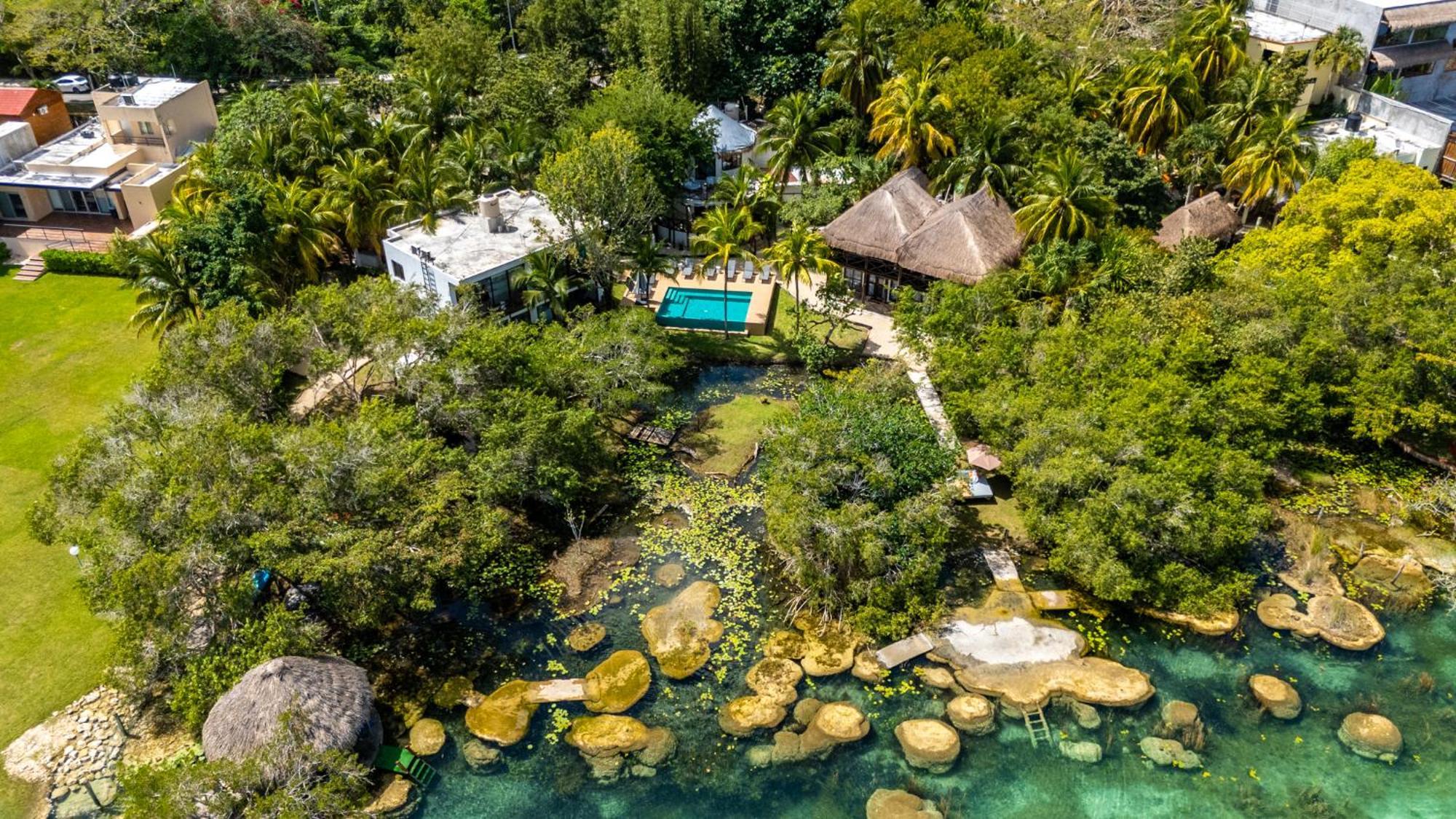 Azulea Bacalar Hotel & Spa - Lagoon Front (Adults Only) Bagian luar foto